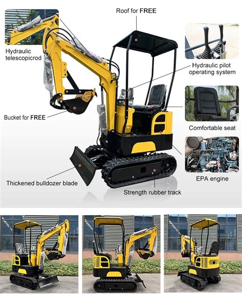 chinese 1.5 ton mini digger